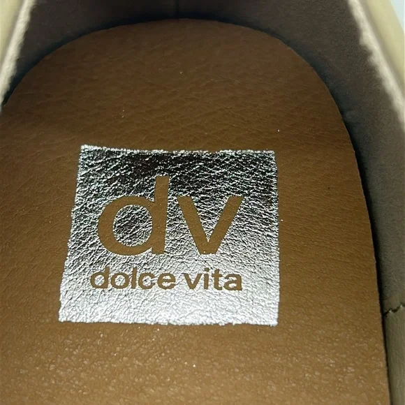 Dolce Vita Lug Loafer Women’s Shoes | US 9 / EUR 40 | Vegan Beige Dune Crisp NWT - Picture 10 of 11